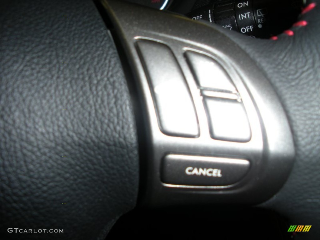 2010 Impreza WRX Wagon - Satin White Pearl / Carbon Black photo #12