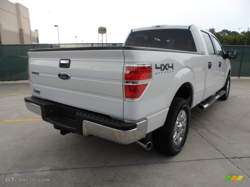 2011 F150 Texas Edition SuperCrew 4x4 - Oxford White / Steel Gray photo #3