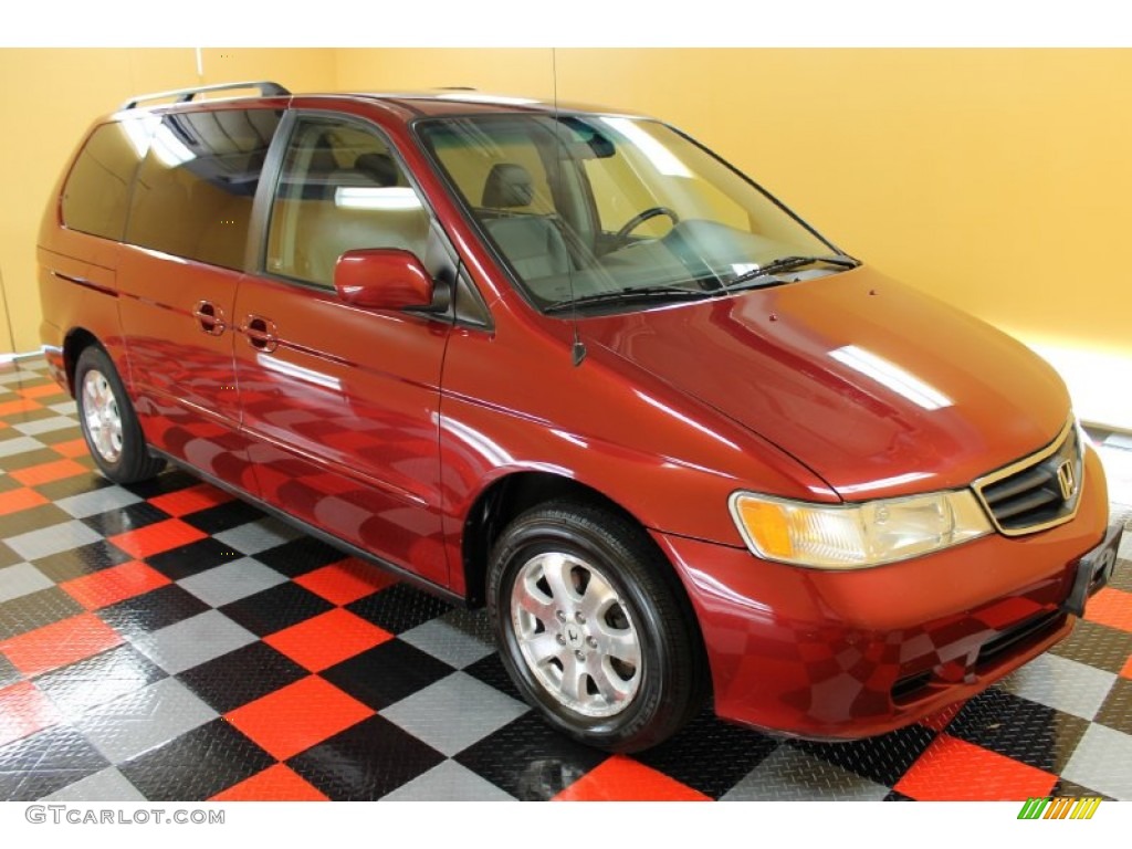 Red Rock Pearl 2002 Honda Odyssey EX-L Exterior Photo #53328927