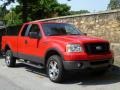 Bright Red 2007 Ford F150 FX4 SuperCab 4x4 Exterior