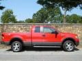 2007 Bright Red Ford F150 FX4 SuperCab 4x4  photo #2