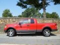 Bright Red 2007 Ford F150 FX4 SuperCab 4x4 Exterior