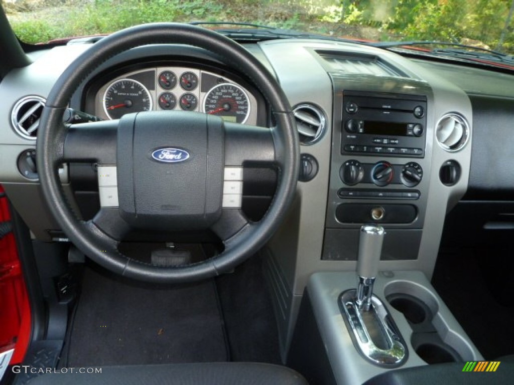 2007 Ford F150 FX4 SuperCab 4x4 Medium Flint Dashboard Photo #53329236