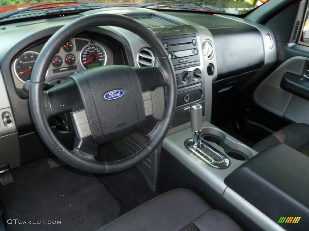 Medium Flint Interior 2007 Ford F150 FX4 SuperCab 4x4 Photo #53329392