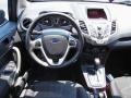 2011 Ford Fiesta Charcoal Black/Blue Cloth Interior Dashboard Photo