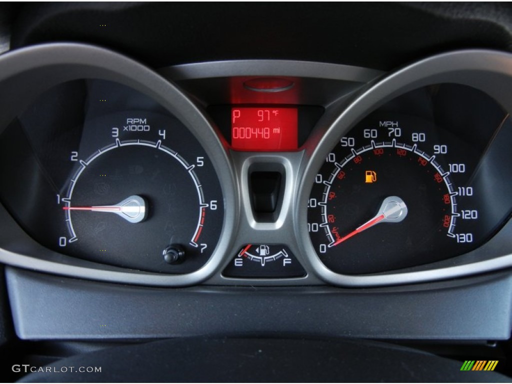 2011 Ford Fiesta SEL Sedan Gauges Photo #53329629