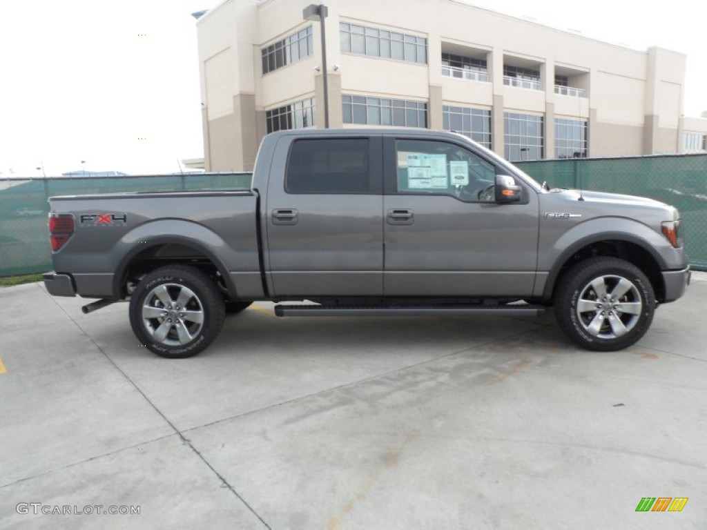 2011 F150 FX4 SuperCrew 4x4 - Sterling Grey Metallic / Black photo #2