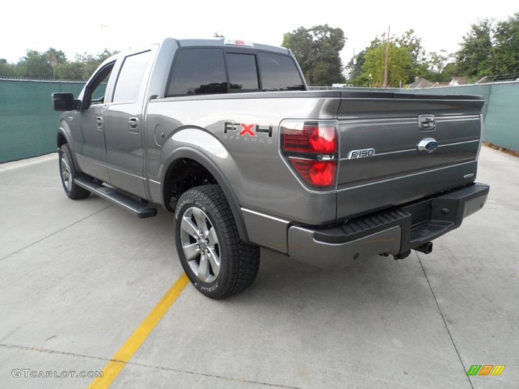 2011 F150 FX4 SuperCrew 4x4 - Sterling Grey Metallic / Black photo #5