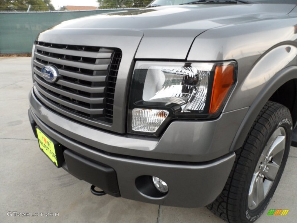 2011 F150 FX4 SuperCrew 4x4 - Sterling Grey Metallic / Black photo #11