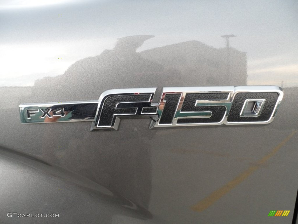 2011 F150 FX4 SuperCrew 4x4 - Sterling Grey Metallic / Black photo #13