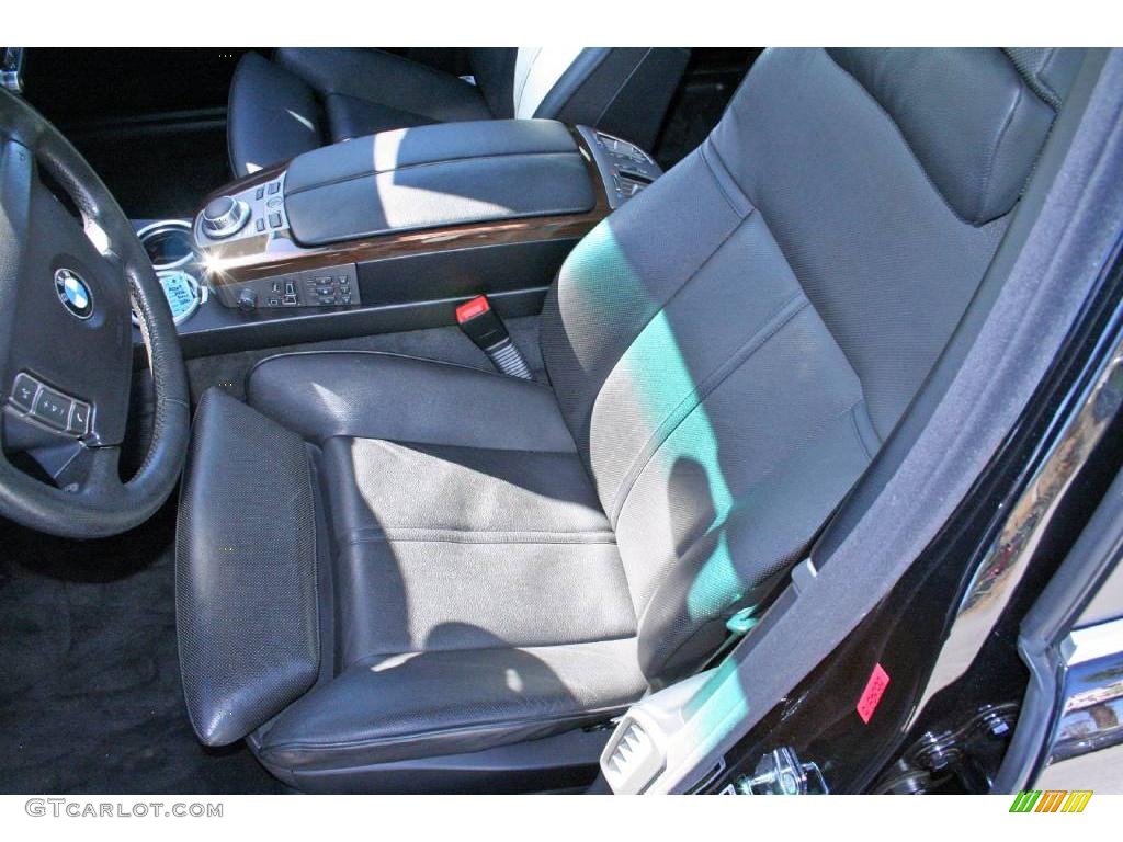 2006 7 Series 750Li Sedan - Jet Black / Black Nasca Leather photo #9