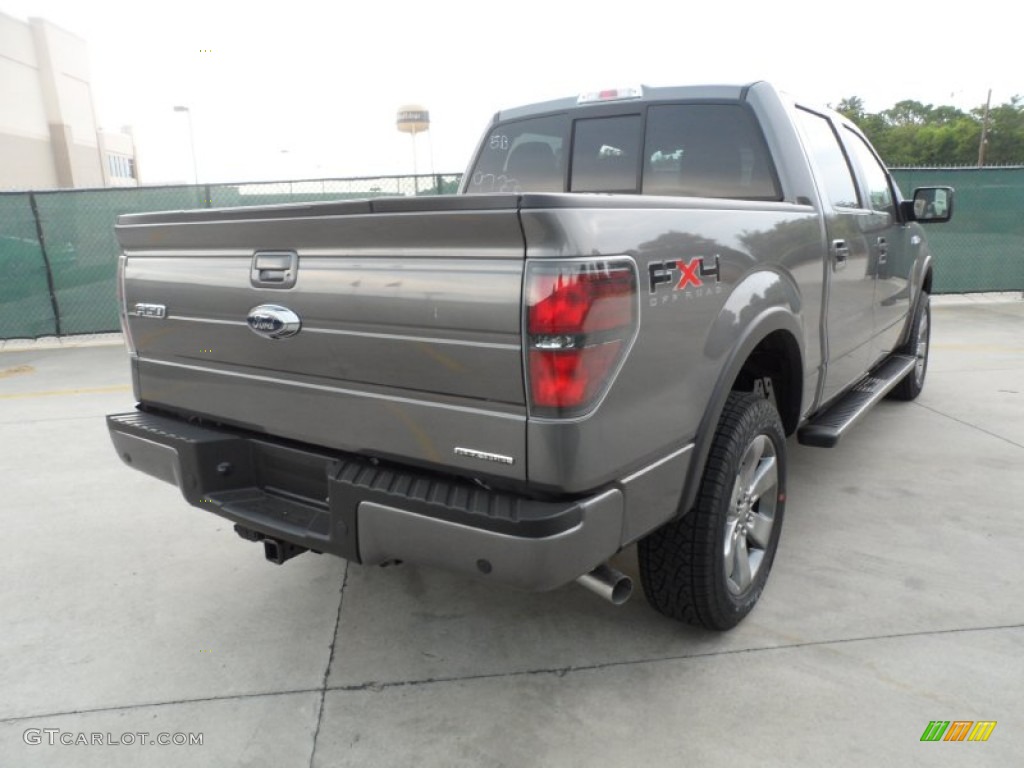 2011 F150 FX4 SuperCrew 4x4 - Sterling Grey Metallic / Black photo #3