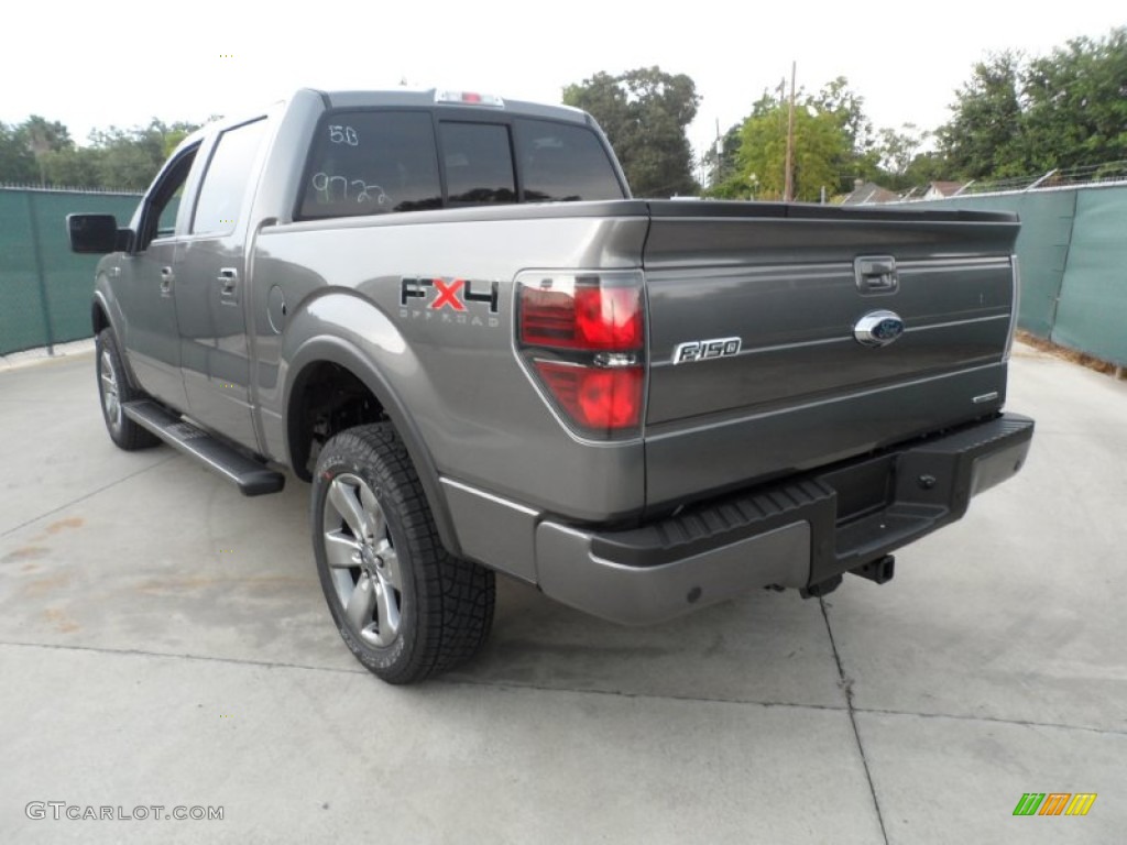 2011 F150 FX4 SuperCrew 4x4 - Sterling Grey Metallic / Black photo #5