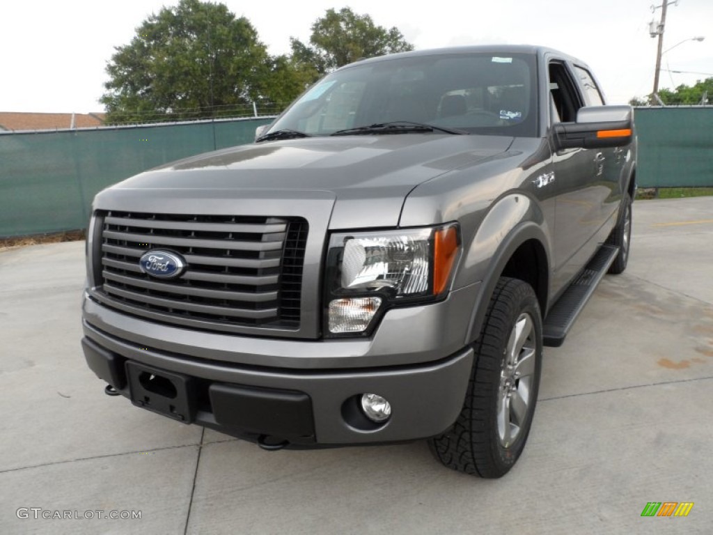 2011 F150 FX4 SuperCrew 4x4 - Sterling Grey Metallic / Black photo #7