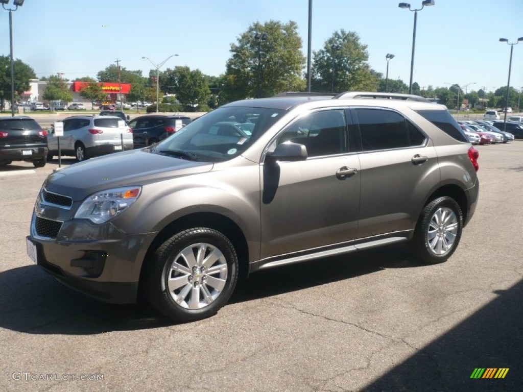 Mocha Steel Metallic 2011 Chevrolet Equinox LT AWD Exterior Photo #53330901