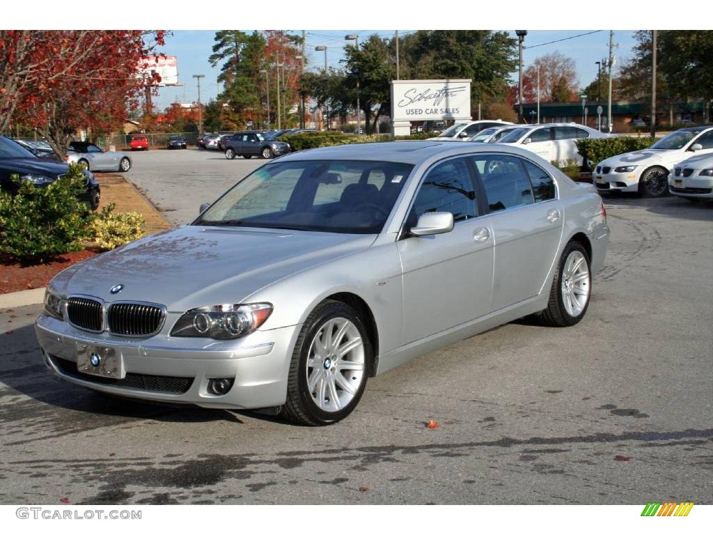 2006 7 Series 750Li Sedan - Titanium Silver Metallic / Black/Black photo #5