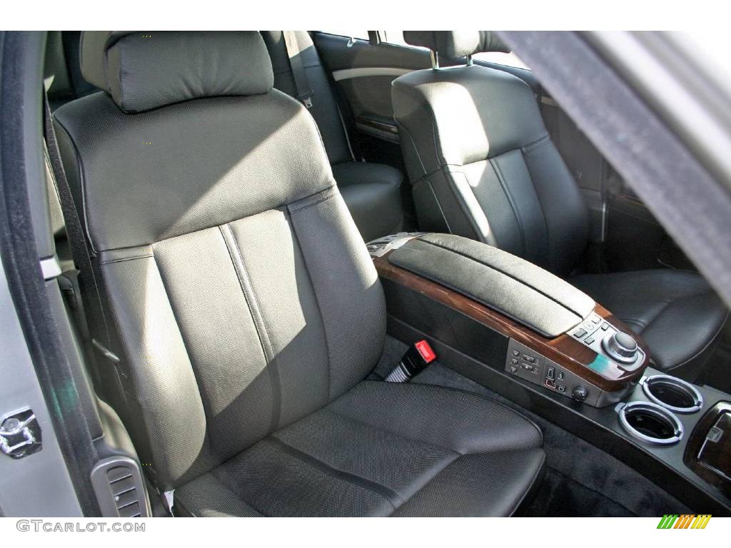 2006 7 Series 750Li Sedan - Titanium Silver Metallic / Black/Black photo #17