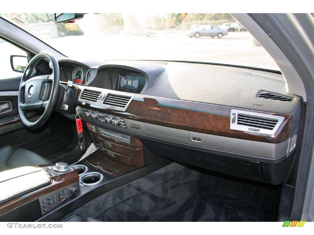 2006 7 Series 750Li Sedan - Titanium Silver Metallic / Black/Black photo #18