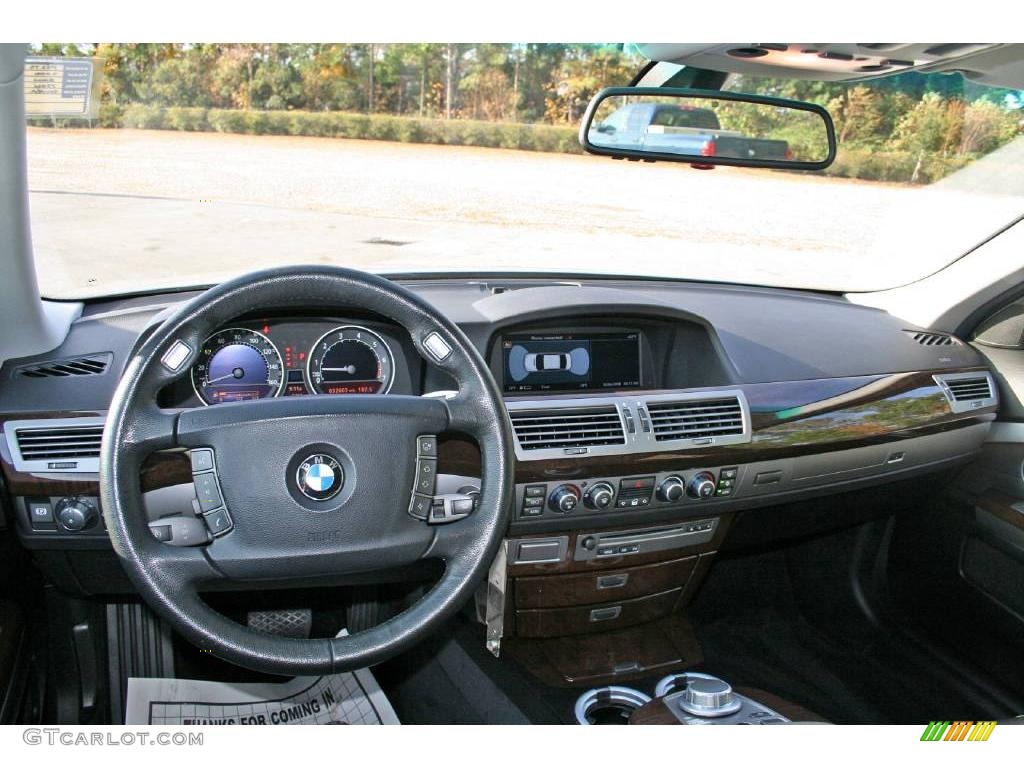 2006 7 Series 750Li Sedan - Titanium Silver Metallic / Black/Black photo #19
