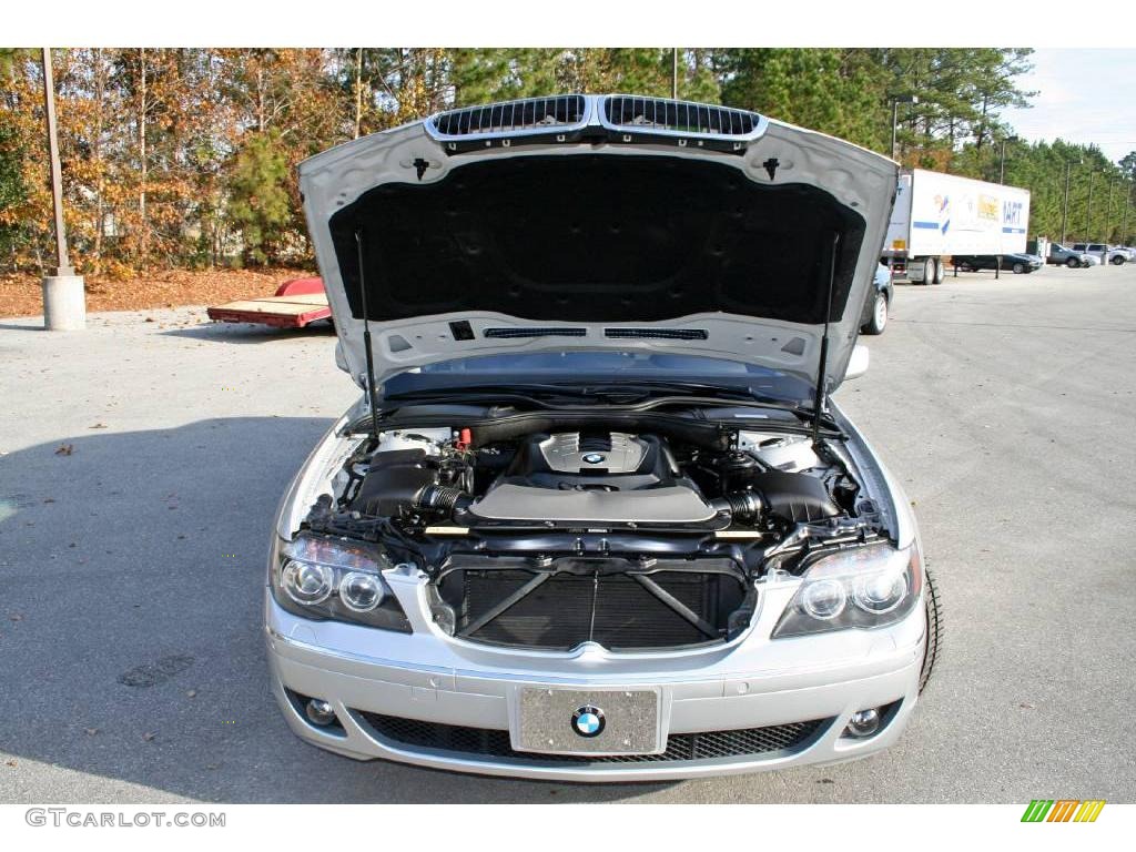 2006 7 Series 750Li Sedan - Titanium Silver Metallic / Black/Black photo #24