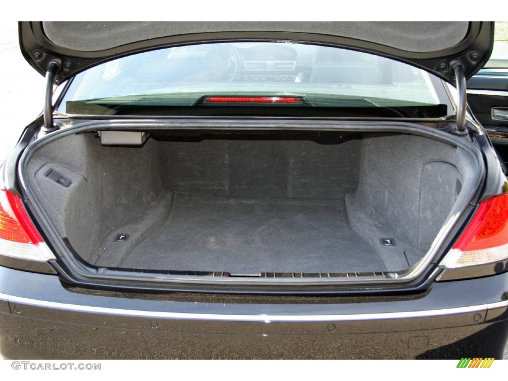 2006 7 Series 750Li Sedan - Titanium Silver Metallic / Black/Black photo #28