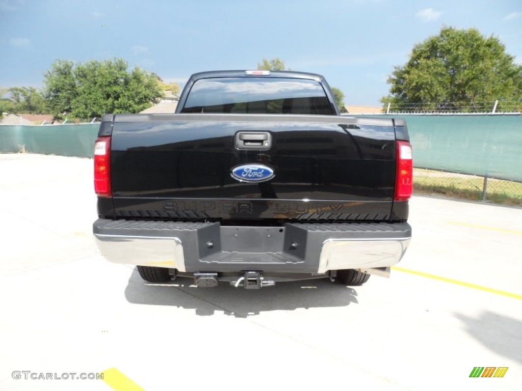 2012 F250 Super Duty XLT Crew Cab 4x4 - Black / Steel photo #4