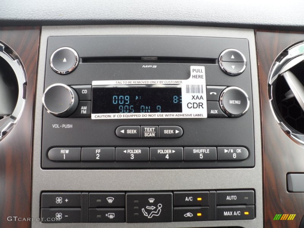 2012 Ford F350 Super Duty Lariat Crew Cab Audio System Photo #53336365