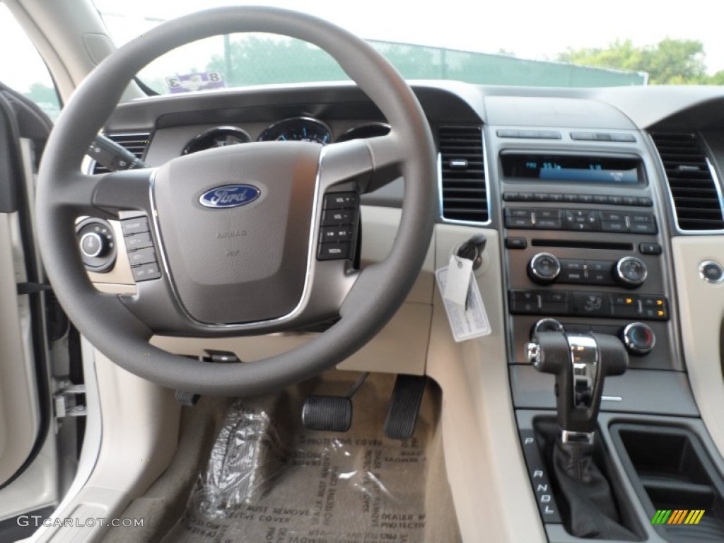2012 Ford Taurus SE Light Stone Dashboard Photo #53336797