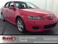 2008 Volcanic Red Mazda MAZDA6 i Sport Sedan  photo #1