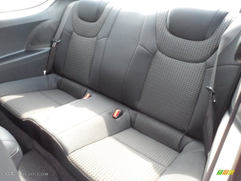 Black Cloth Interior 2012 Hyundai Genesis Coupe 2.0T Photo #53337640