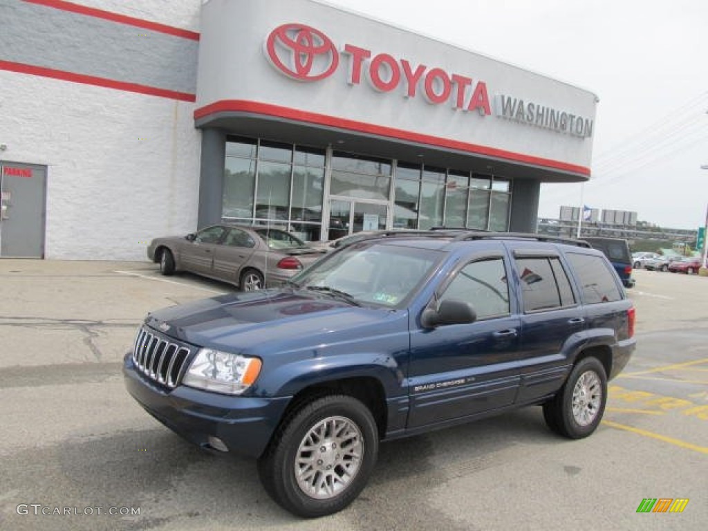 2002 Grand Cherokee Limited 4x4 - Patriot Blue Pearlcoat / Dark Slate Gray photo #1