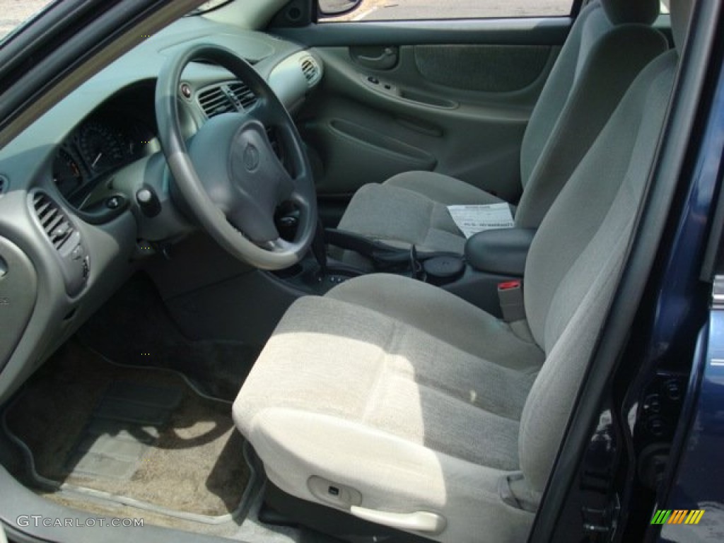 Pewter Interior 2001 Oldsmobile Alero GL Sedan Photo #53338615