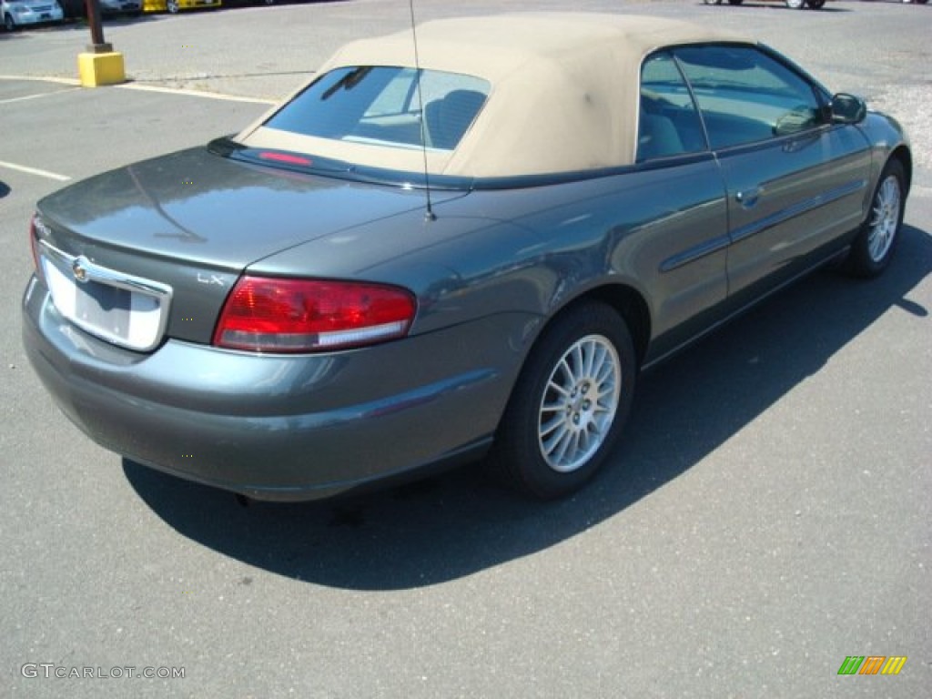 Onyx Green Pearl 2004 Chrysler Sebring LX Convertible Exterior Photo #53338723