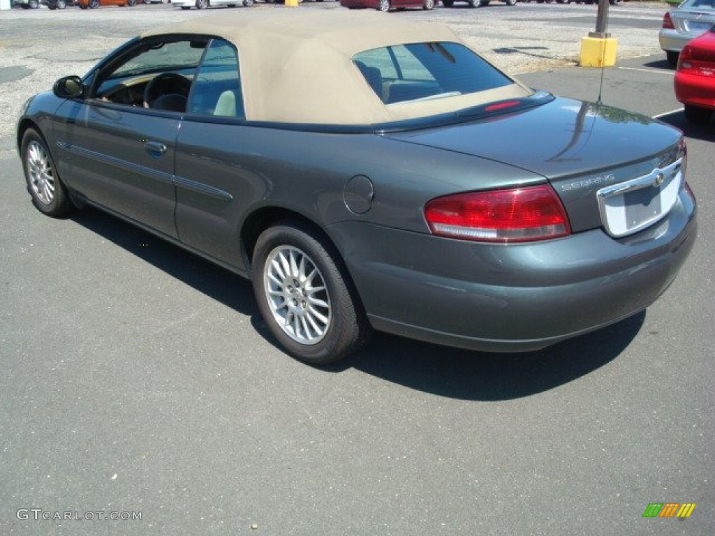 Onyx Green Pearl 2004 Chrysler Sebring LX Convertible Exterior Photo #53338747