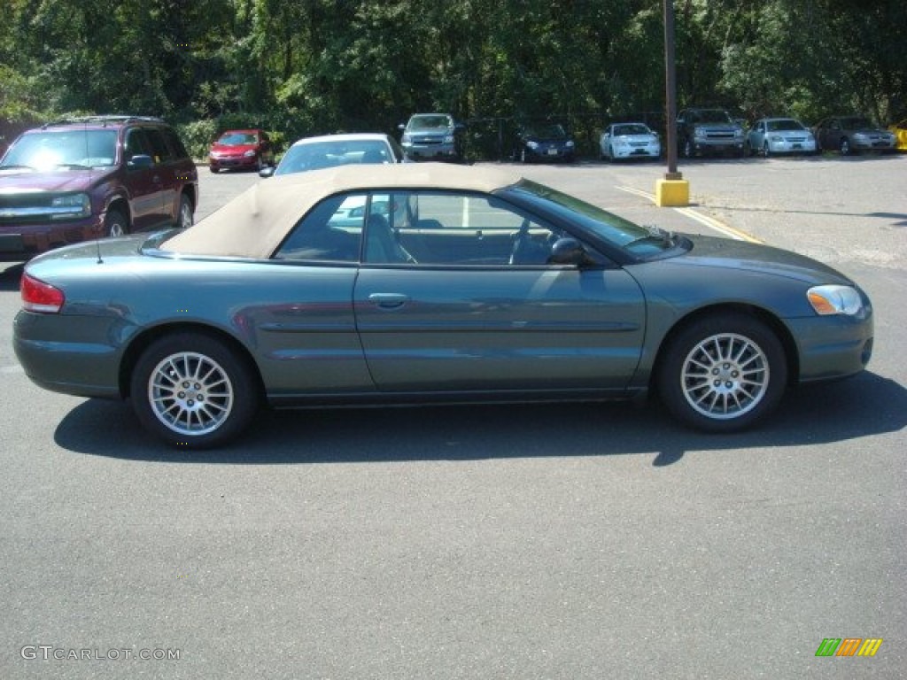 2004 Sebring LX Convertible - Onyx Green Pearl / Sandstone photo #7