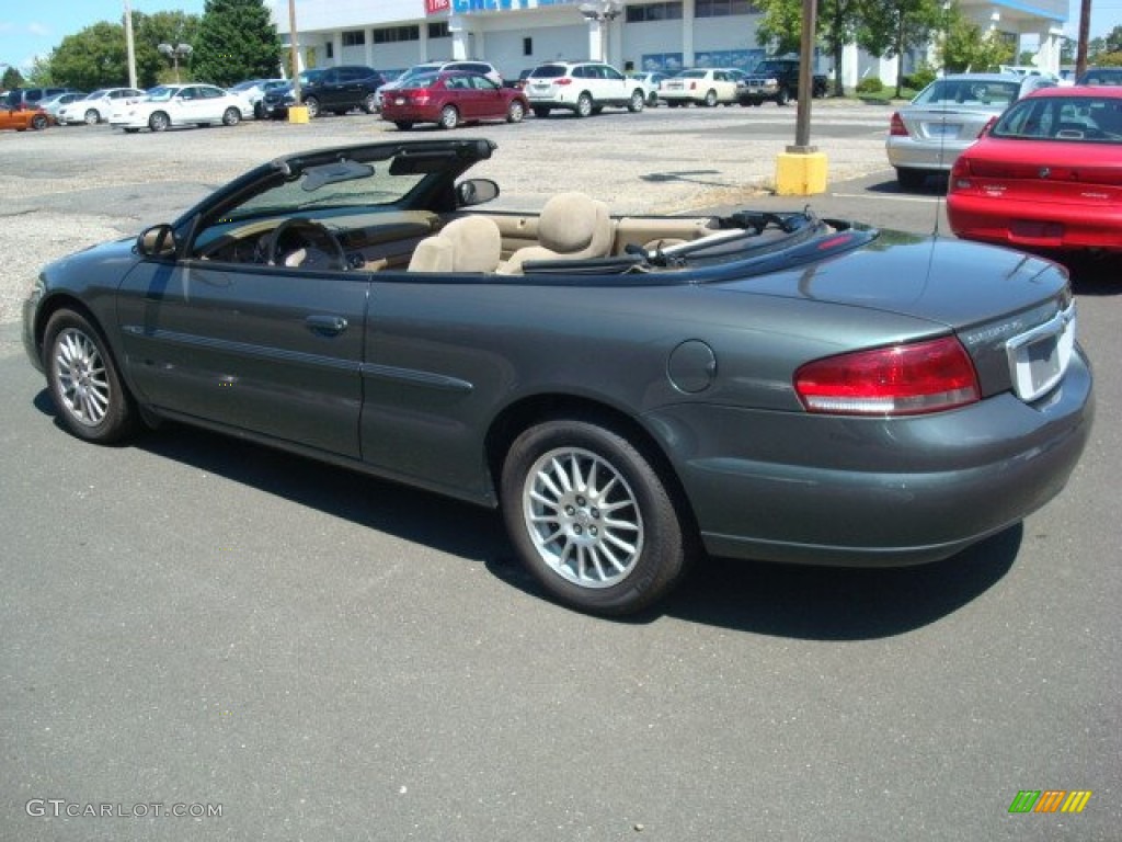 Onyx Green Pearl 2004 Chrysler Sebring LX Convertible Exterior Photo #53338827