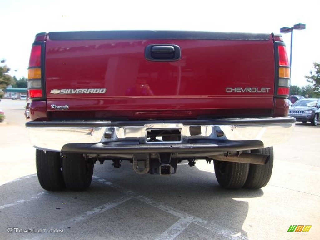 2005 Silverado 3500 LT Crew Cab 4x4 Dually - Sport Red Metallic / Dark Charcoal photo #4