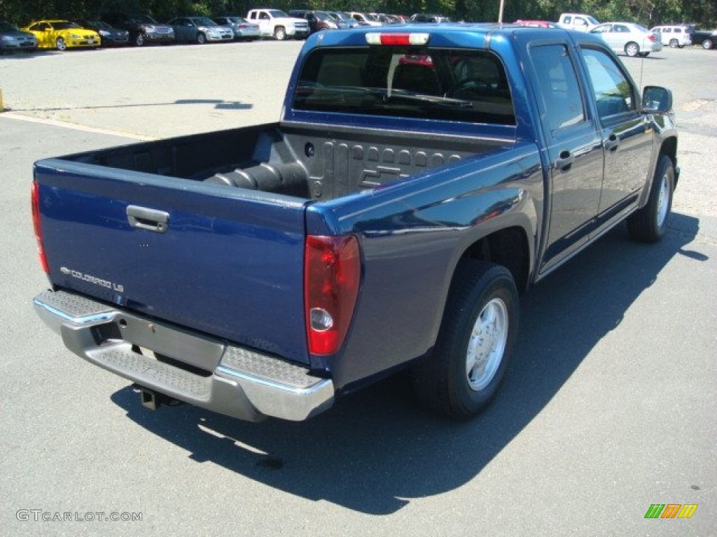 Indigo Blue Metallic 2004 Chevrolet Colorado LS Crew Cab Exterior Photo #53339305
