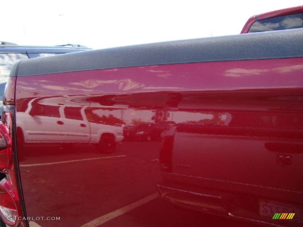 2007 Ram 3500 Laramie Quad Cab 4x4 Dually - Inferno Red Crystal Pearl / Medium Slate Gray photo #33