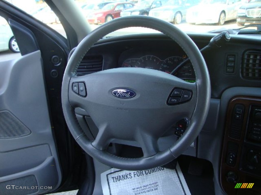 2003 Ford Windstar SEL Medium Graphite Steering Wheel Photo #53340235
