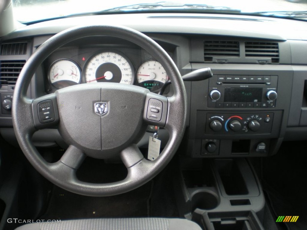 2011 Dodge Dakota Big Horn Crew Cab 4x4 Dark Slate Gray/Medium Slate Gray Dashboard Photo #53340715
