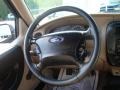 2002 Ford Ranger Medium Prairie Tan Interior Steering Wheel Photo