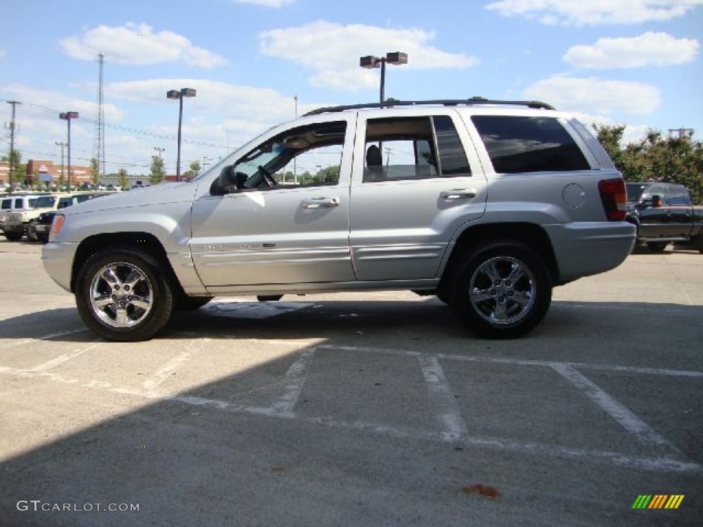 2003 Grand Cherokee Limited 4x4 - Bright Silver Metallic / Dark Slate Gray photo #6