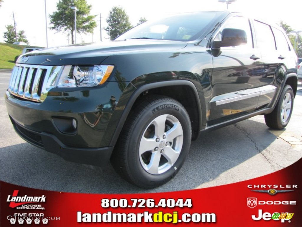 2011 Grand Cherokee Laredo X Package - Natural Green Pearl / Black photo #1