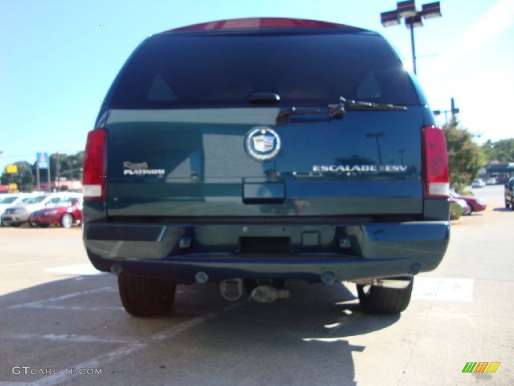 2005 Escalade ESV Platinum AWD - Rip Tide Blue / Shale photo #4