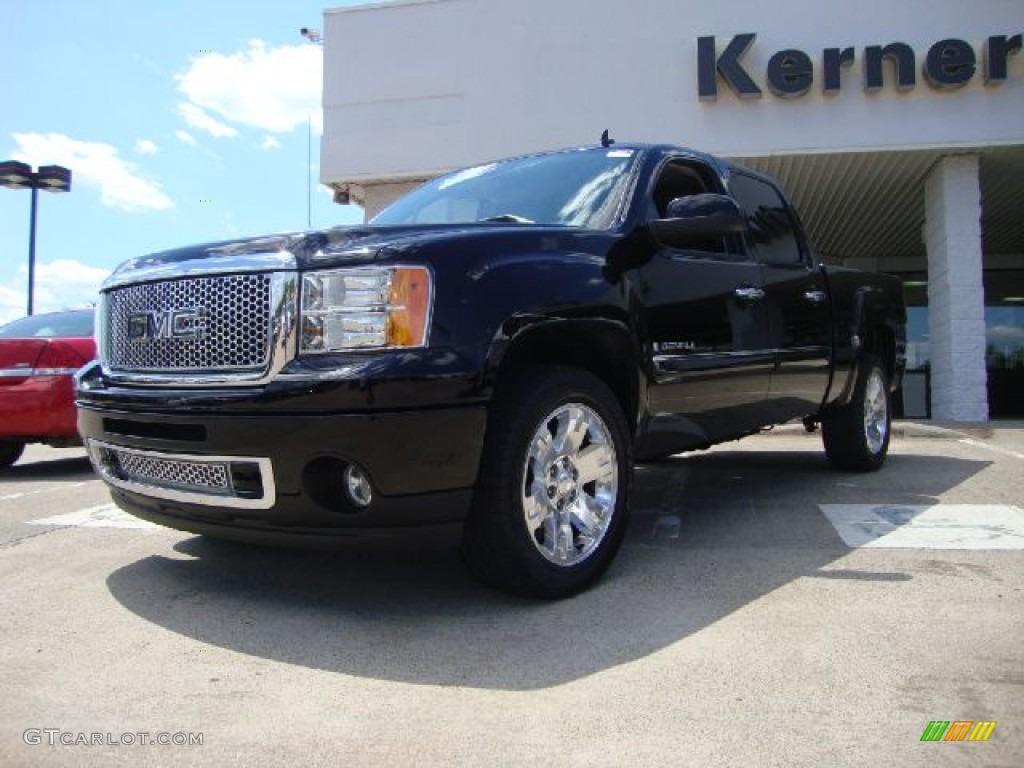 2007 Sierra 1500 Denali Crew Cab 4WD - Onyx Black / Ebony Black photo #1