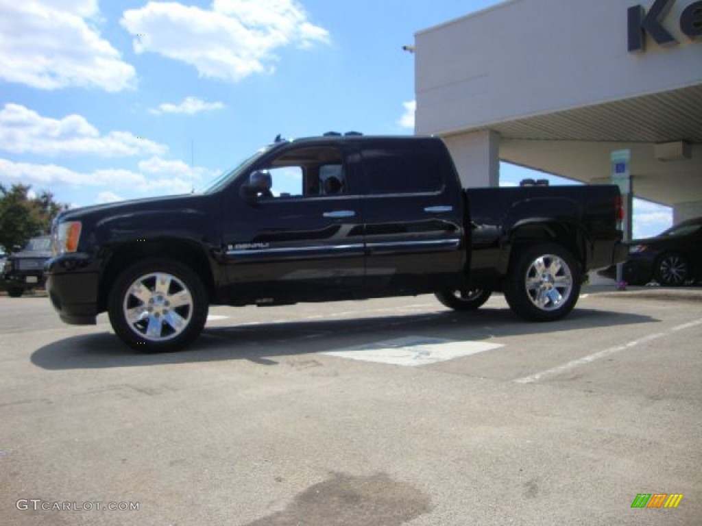 2007 Sierra 1500 Denali Crew Cab 4WD - Onyx Black / Ebony Black photo #2