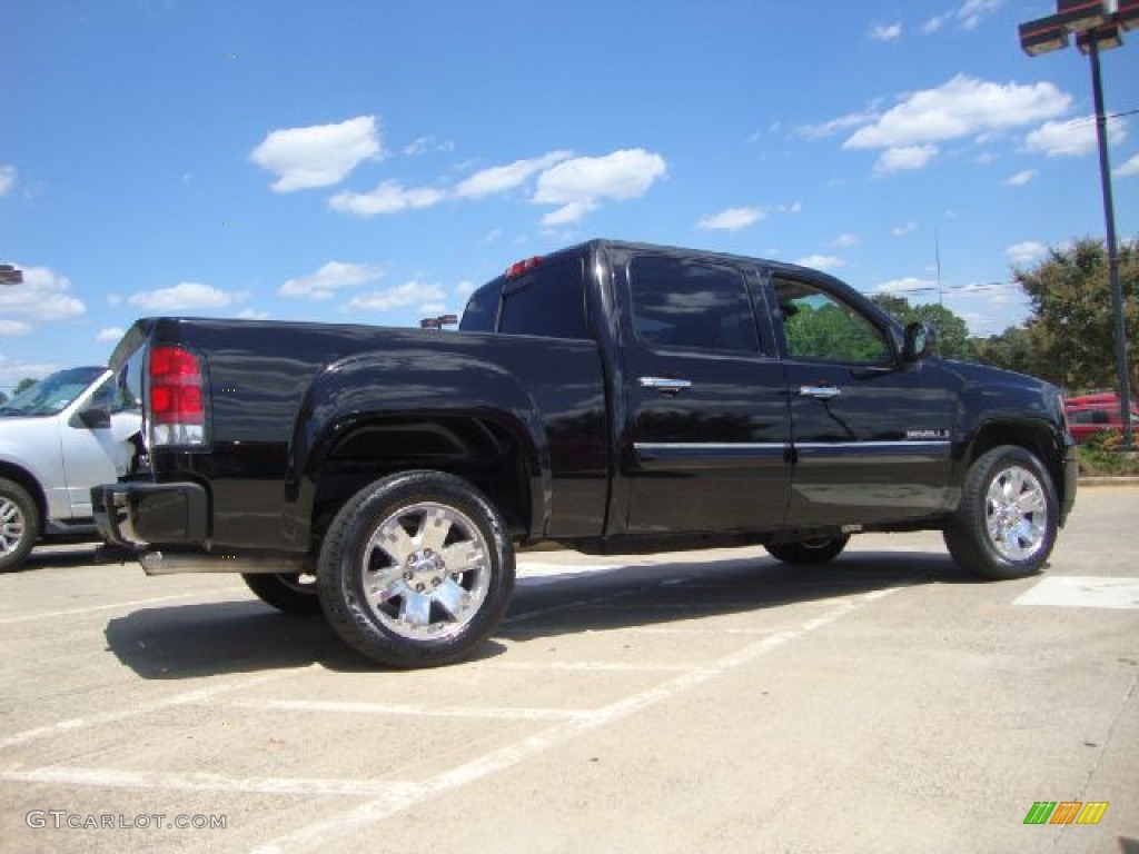 Onyx Black 2007 GMC Sierra 1500 Denali Crew Cab 4WD Exterior Photo #53343097