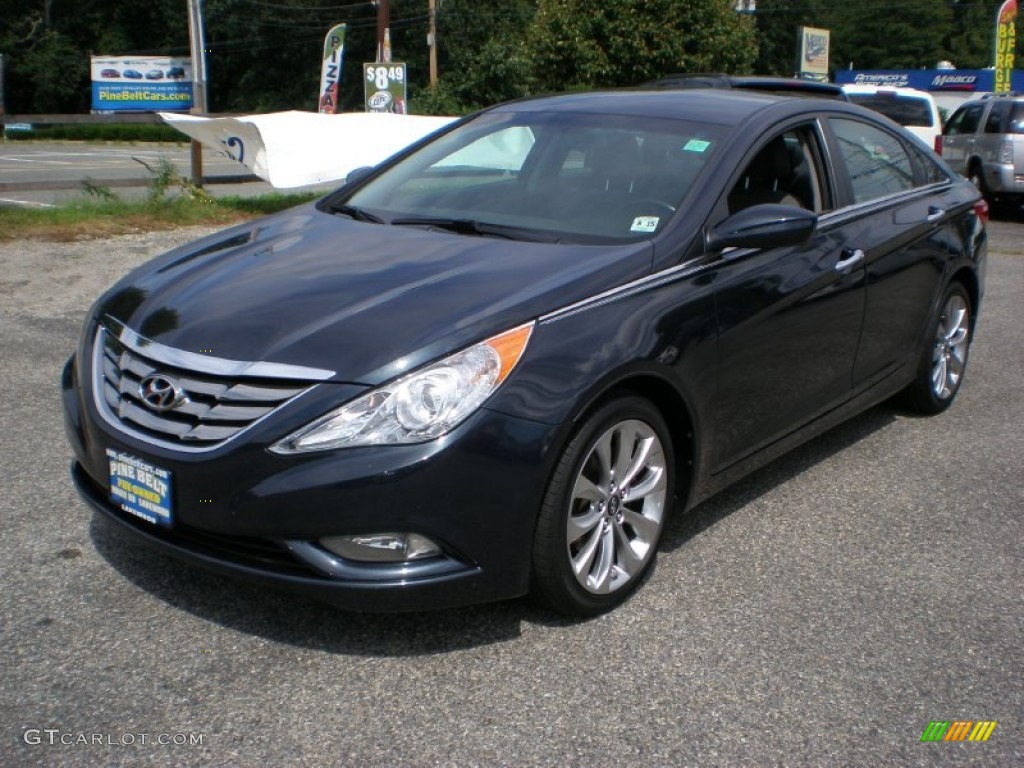 2011 Sonata SE - Pacific Blue Pearl / Gray photo #1