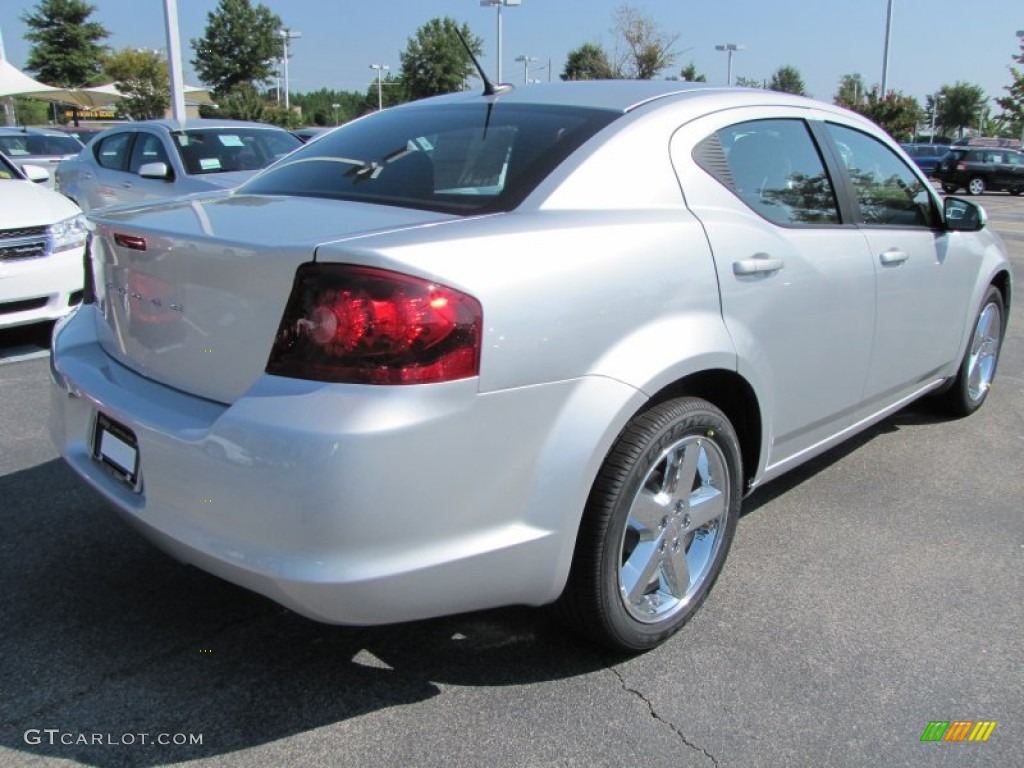 Bright Silver Metallic 2011 Dodge Avenger Lux Exterior Photo #53343267